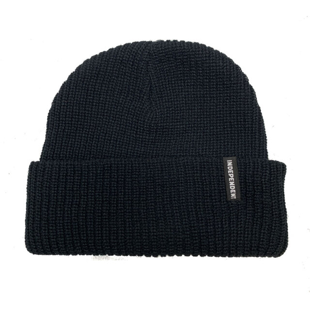 インディペンデントトラックス INDEPENDENT TRUCKS ニットキャップ ビーニー BASELINE BEANIE 帽子 ブラック 黒 BLACK