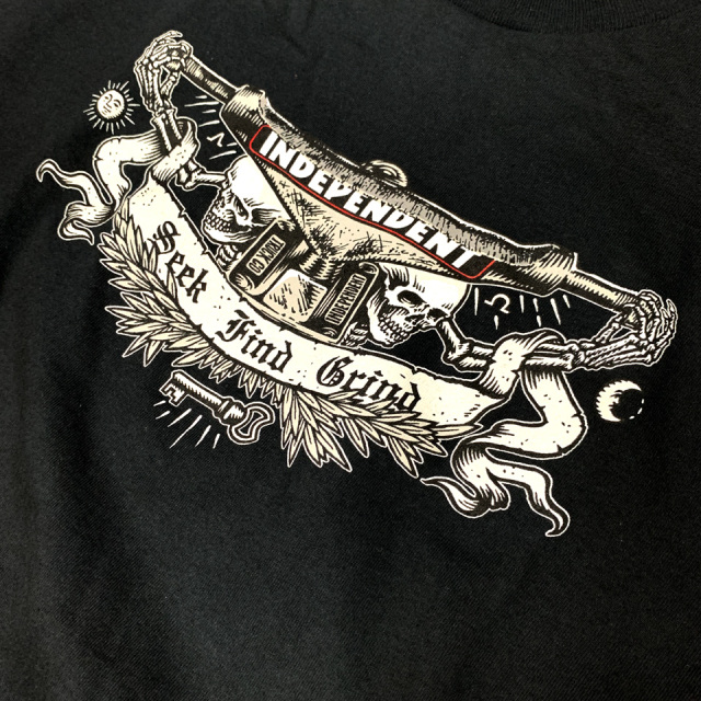 Y*s様 00s independent track Tシャツ GREY L N INDEPENDENT TRUCK COMPNY tシャツ 「0」「INDEPENDENT/インデ