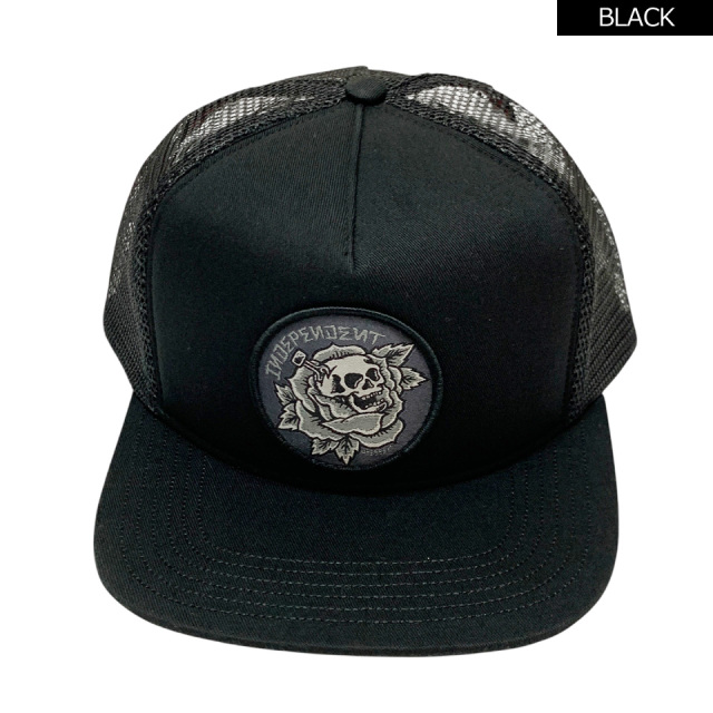 INDEPENDENT TRUCKS / DRESSEN SKULL ROSE SNAPBACK CAP