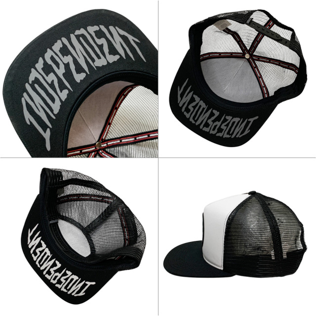 インディバCAP 四角軸ヘッド 1、8センチ INDEPENDENT TRUCKS / DRESSEN SKULL ROSE SNAPBACK CAP