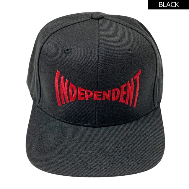 INDEPENDENT インデペンデント　看板　　特大　w-taps INDEPENDENT TRUCKS / SPAN EMBROIDERED SNAPBACK CAP