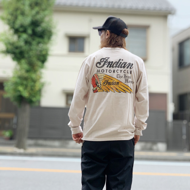 Indian Motorcycle 刺繍ボウリングシャツ Indian Motorcycle 刺繍ボウリングシャツ Indian Motorcycle