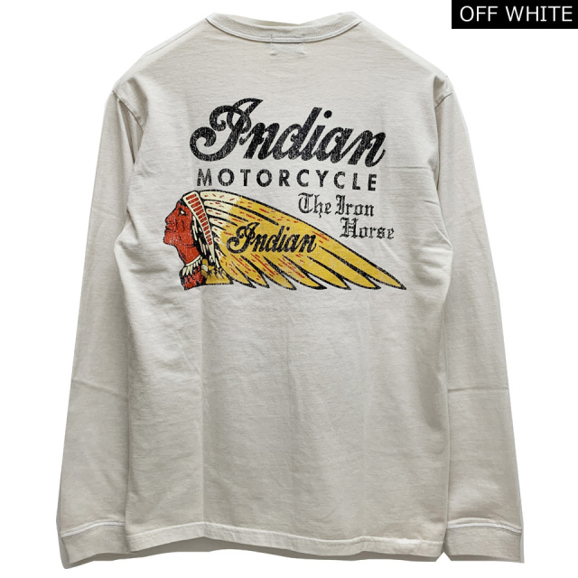 INDIAN MOTORCYCLE / PIGMENT INDIAN HEAD L/S Tee