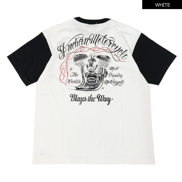 INDIAN MOTORCYCLE / SET IN 2TONE SS Tee