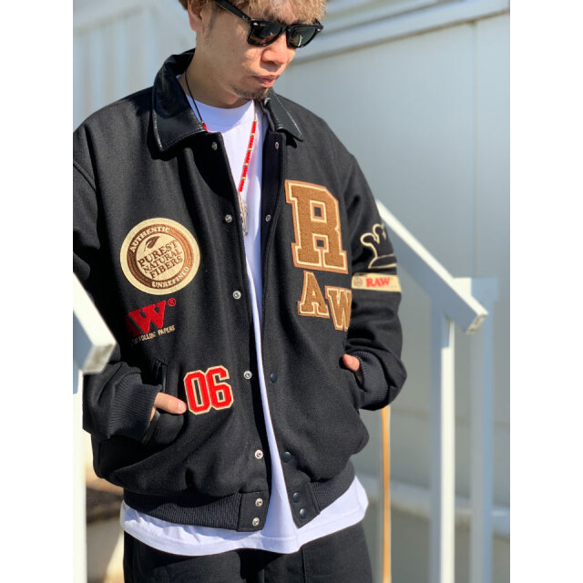 INTERBREED / RAW x INTERBREED “RAW Varsity Jacket”