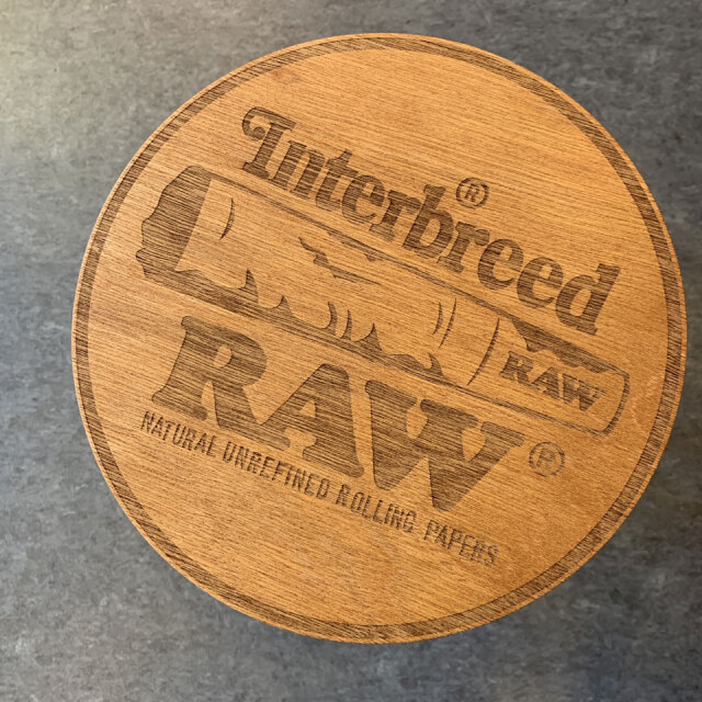 RAW interbreed コラボ ラウンドスツール chair 椅子 INTERBREED / RAW x INTERBREED “Smokers 2Way Stool”