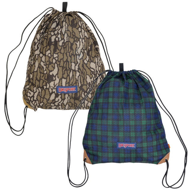 全2色 インターブリード INTERBREED ジムサック ナップサック DIGSPORT Gym Sack ツリーカモ TREE CAMO ブラックウォッチ BLACK WATCH