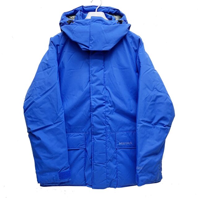 Marmot ダウンジャケット 青 ステューシー、マーモット、ダイワ ピア39……、【レトロカラーな