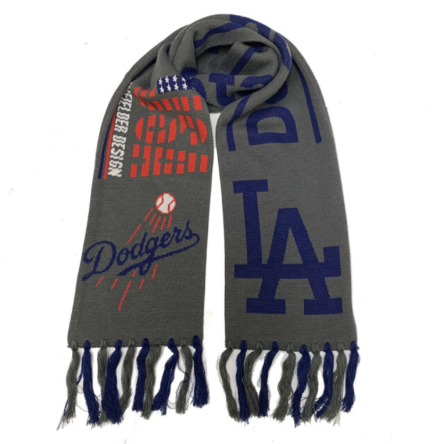 インフィールダーデザイン INFIELDER DESIGN マフラー MLB STADIUM MUFFLER ロサンゼルス・ドジャース LA DODGERS グレー 灰色 GREY