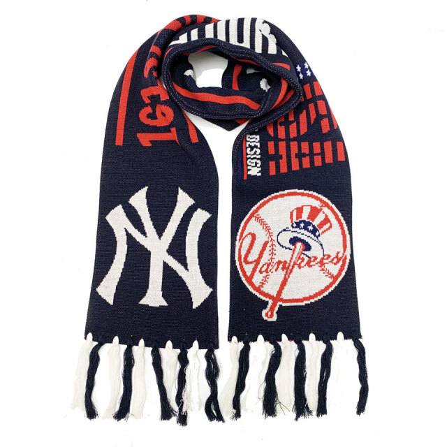 インフィールダーデザイン INFIELDER DESIGN マフラー MLB STADIUM MUFFLER ニューヨーク・ヤンキース NY YANKEES ネイビー 紺 NAVY
