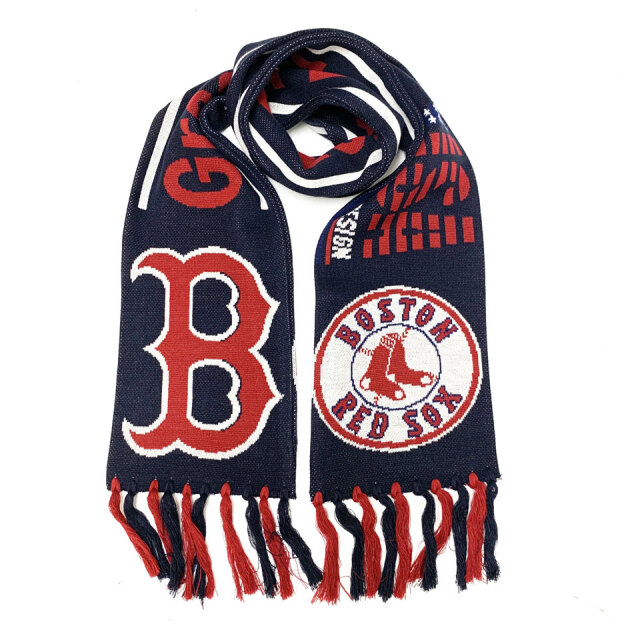インフィールダーデザイン INFIELDER DESIGN マフラー MLB STADIUM MUFFLER ボストン・レッドソックス BOSTON REDSOX ネイビー 紺 NAVY