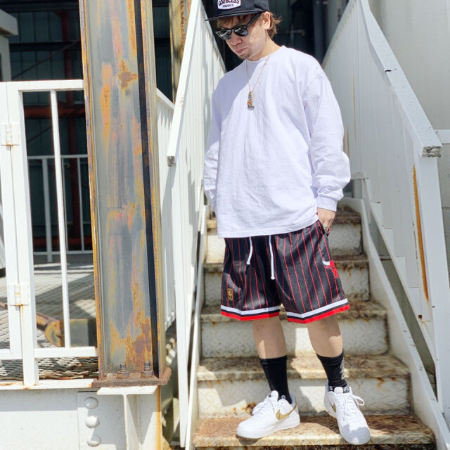 Mitchell & Ness × NBA ハーフパンツ シカゴ・ブルズ ミッチェル＆ネス ショートパンツ メンズ NBA SWINGMAN ROAD