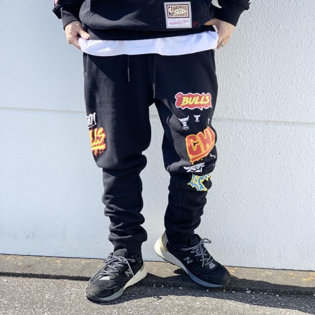 アンドエルシー &エルシー ジャージ スウェット パンツ アート スカル 