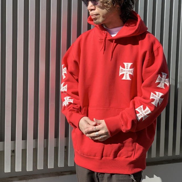 RHUDE クロス ロゴ プリント コットン パーカー 人気 86280927b_b_111_500.jpg