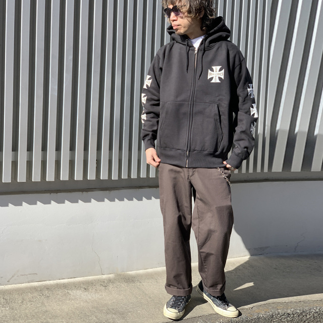 MRV / IRON CROSS ZIP HOODIE
