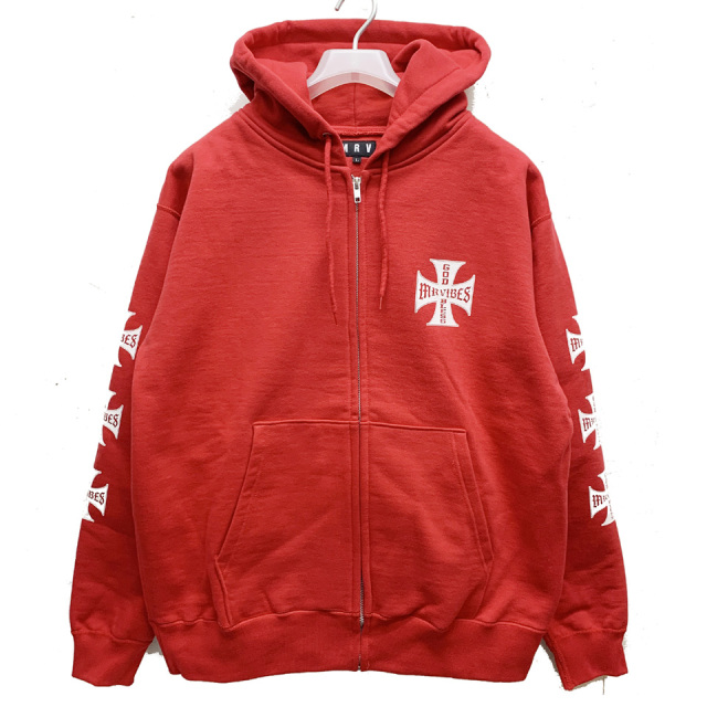 MRV / IRON CROSS ZIP HOODIE