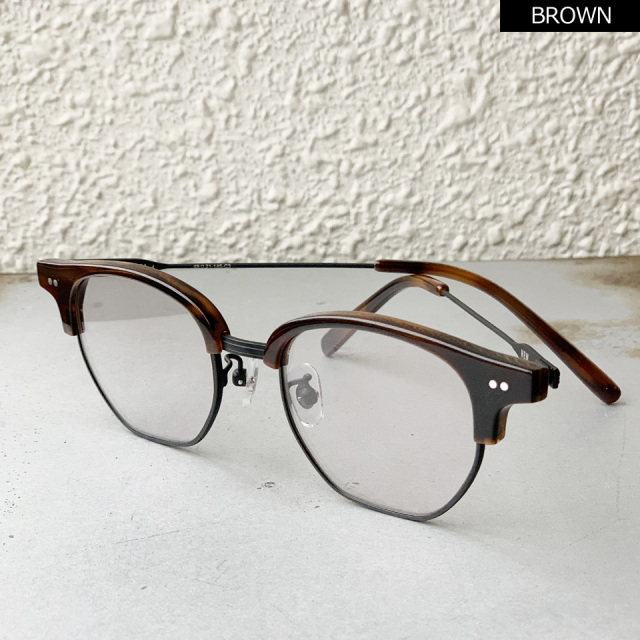 NEW. サングラス Willem ケース付き メガネ few by new F24]【専用ケース付き】NEW.(ニュー)Few F24 (フュー エフ24