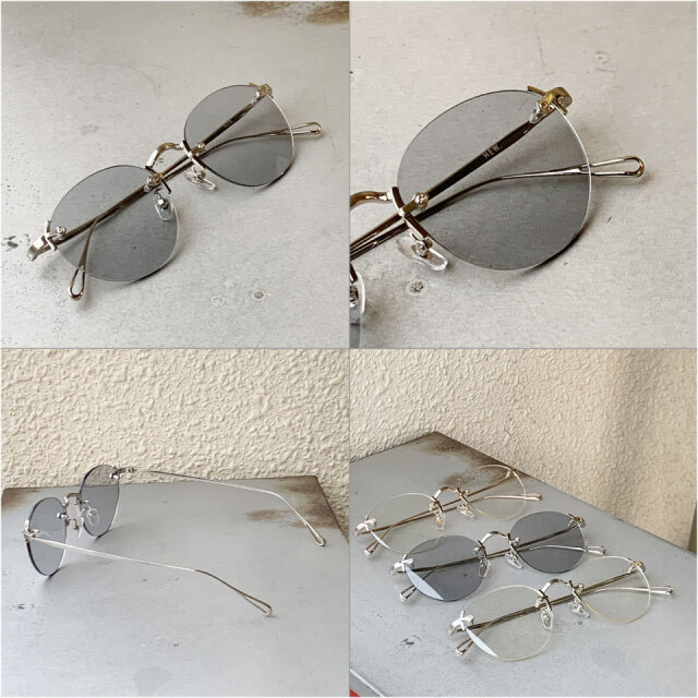 NEW.サングラス GOBER C-2 ゴールド リムレス ツーポイント NEW.サングラス GOBER C-1 リムレス フチなし ツーポイント - メルカリ