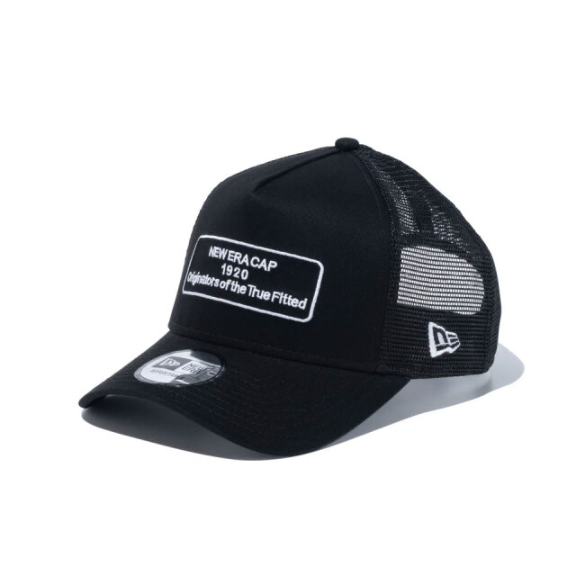 ニューエラ NEW ERA メッシュキャップ 9FORTY A-Frame TRUCKER CAP トラッカー New Era Cap ブラック 黒 BLACK