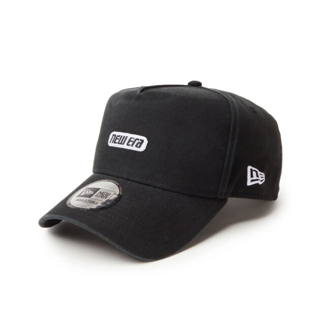 ニューエラ NEW ERA キャップ 9FORTY A-Frame Super Heavy Wash Racer Logo 帽子 ブラック 黒 BLACK 14307489