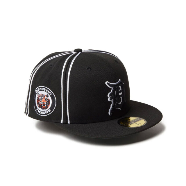 【在庫限り】 ニューエラ デトロイトタイガース（NEW ERA / 59FIFTY MLB Piping） 帽子