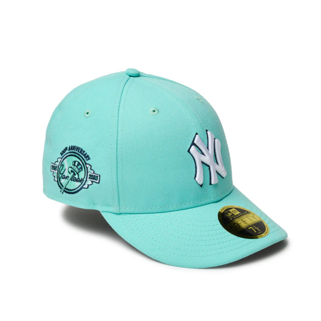 ニューエラ NEW ERA キャップ LP 59FIFTY MLB Color Variation  ニューヨーク・ヤンキース NY YANKEES ブルーティント ターコイズブルー 14388390