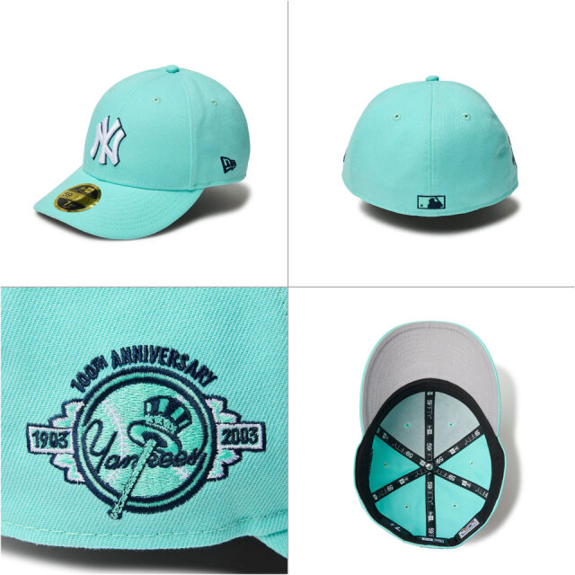 MLB NYヤンキースNEWERAアーティストコラボキャップ5/8GR 59FIFTY MLB Flower Embroidery ニューヨーク・ヤンキース