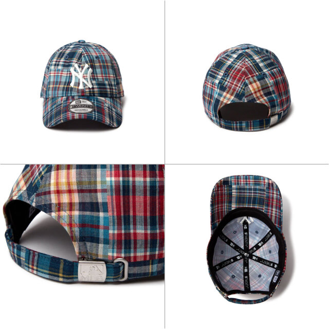 Newera■9TWENTY MLB PATCHWORK Ball Cap■送料込 9TWENTY MLB Patchwork ニューヨーク・ヤンキース マドラス