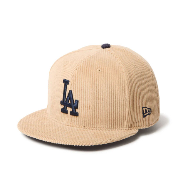 ニューエラ NEW ERA キャップ 59FIFTY Corduroy コーデュロイ ロサンゼルス・ドジャース ベージュ DODGERS 14668155