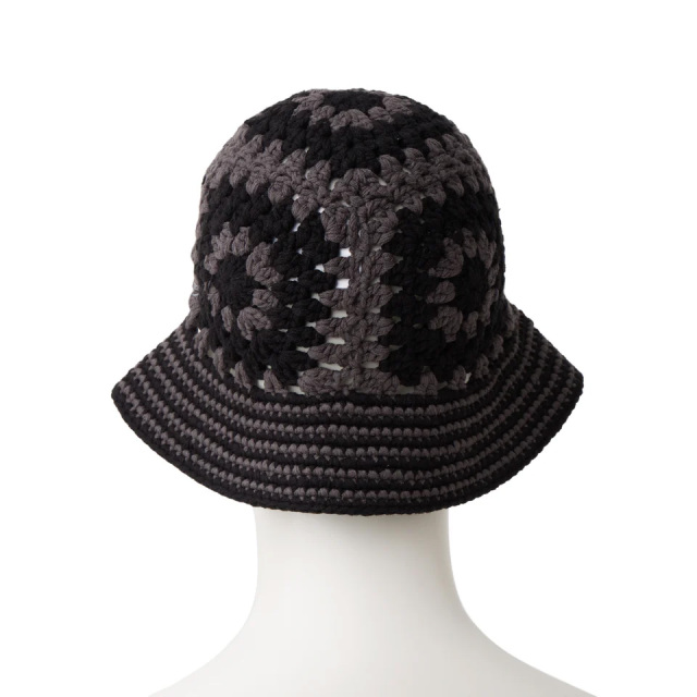 NEW ERA / CROCHET KNIT BUCKET HAT