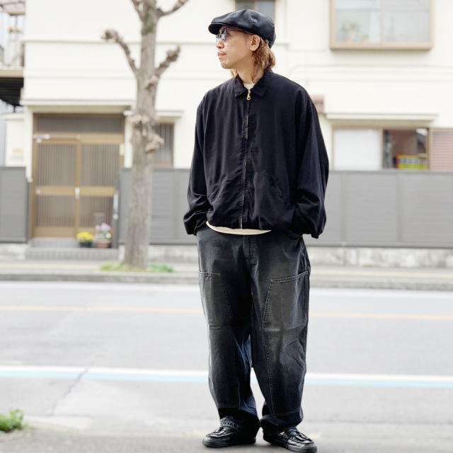 NULL TOKYO / W-KNEE LONG DENIM PANT