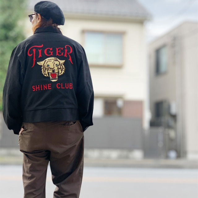 ペニーズ PENNEY'S ロカビリージャケット ROCKABILLY JACKET - EMBROIDERED ブラック 黒 BLACK スイングトップ