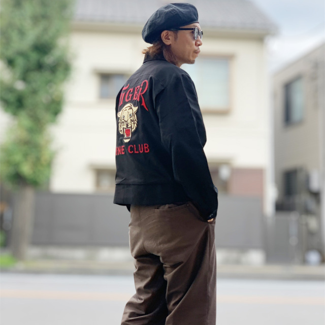 50s PENNEY'S ペニーズ レーヨン ギャバジンジャケット　38 レッド 50s 60s USA製 PENNEY'S ペニーズ ウール ハンティング