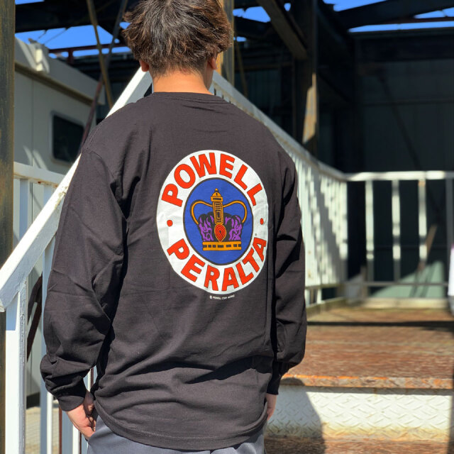 レア　ヴィンテージ　当時物　SUPREME POWELL PERALTA 　M POWELL PERALTA / SUPREME L/S Tee