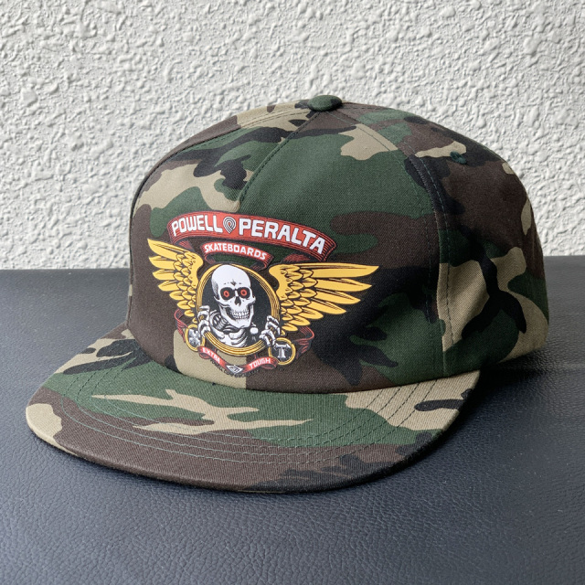 パウエルペラルタ POWELL PERALTA スナップバック WINGED RIPPER SNAPBACK キャップ 帽子 リッパー カモ CAMO 迷彩