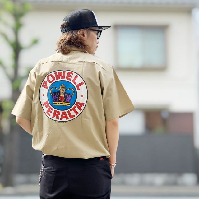 POWELL PERALTA パウエルペラルタ S/S WORK SHIRT - SUPREME
