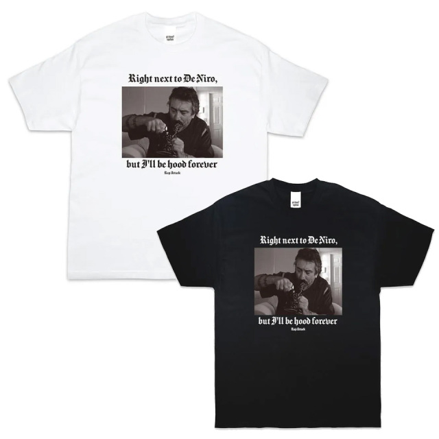 【20%OFF】全2色 ラップアタック RAP ATTACK  Tシャツ Right Next to De Niro S/S Tee ホワイト 白 WHITE ブラック 黒 BALCK