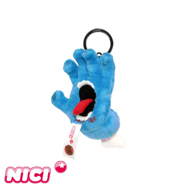 サンタクルーズ SANTA CRUZ サンタクルズ ぬいぐるみ キーホルダー NICI SCREAMNG HAND LIMITED SOFT TOY 10cm スクリーミングハンド ブルー 青 BLUE