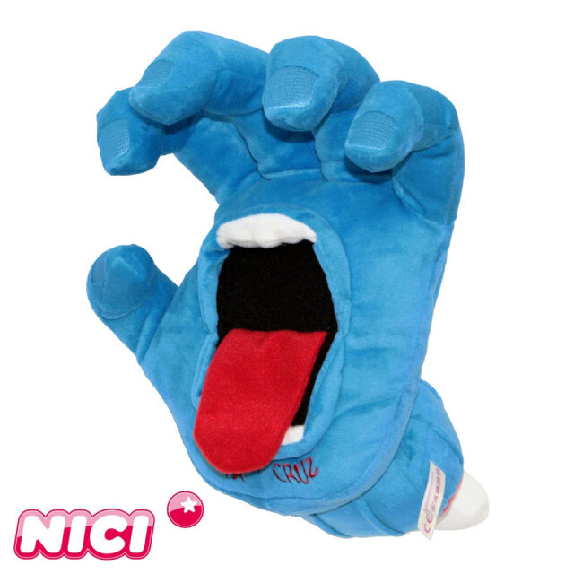 サンタクルーズ SANTA CRUZ サンタクルズ ぬいぐるみ NICI SCREAMNG HAND LIMITED SOFT TOY 35cm スクリーミングハンド ブルー 青 BLUE