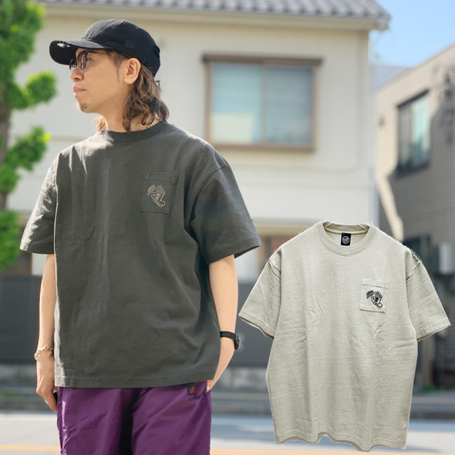 SANTACRUZ / OVERDYE HAND POCKET S/S Tee