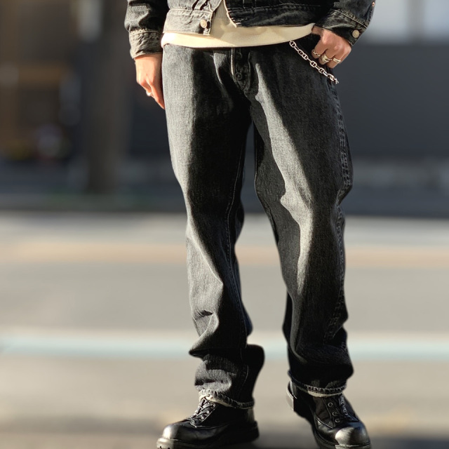 シュガーケーン SUGAR CANE デニム ジーンズ 14.25oz. BLACK DENIM 1947 HARD WASH MODEL (REGULAR STRAIGHT) 定番モデル Lot No. SC42460H ブラックデニム HARD WASH