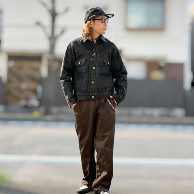 SUGAR CANE / 14.25oz. BLACK DENIM JACKET 1953 MODEL