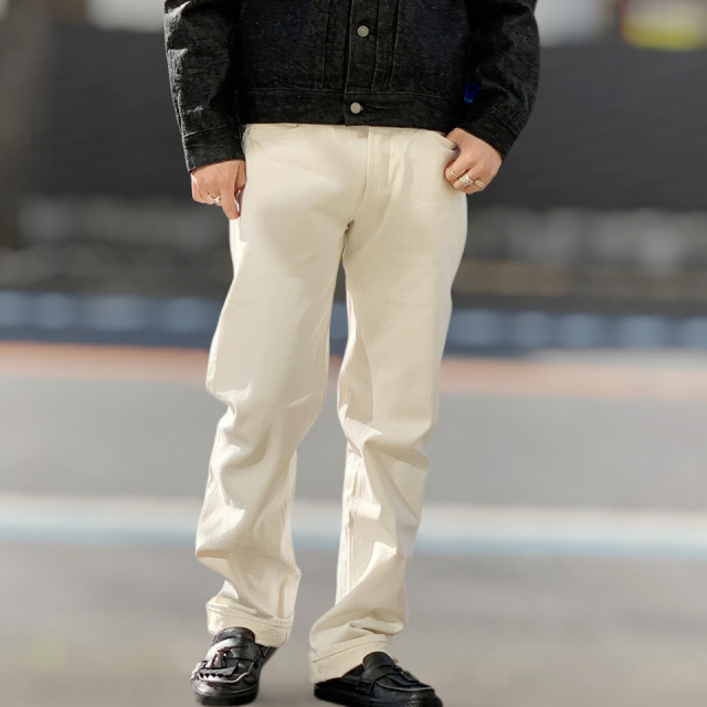 SUGAR CANE シュガーケーン Lot No. SC42560 13oz. WHITE DENIM “1947 MODEL” (REGULAR STRAIGHT)