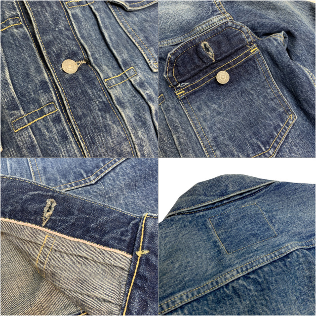 SUGAR CANE / 14.25oz. DENIM JACKET 1953 AGED MODEL