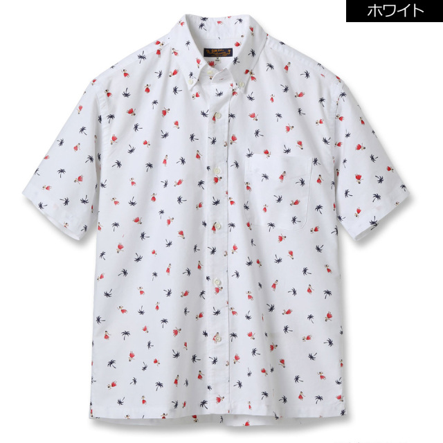 ポ*ン様 SUN SURF サンサーフ B.D. SHIRT HULA DANC SUN SURF / COTTON OXFORD B.D. SHIRT “HULA DANCER”
