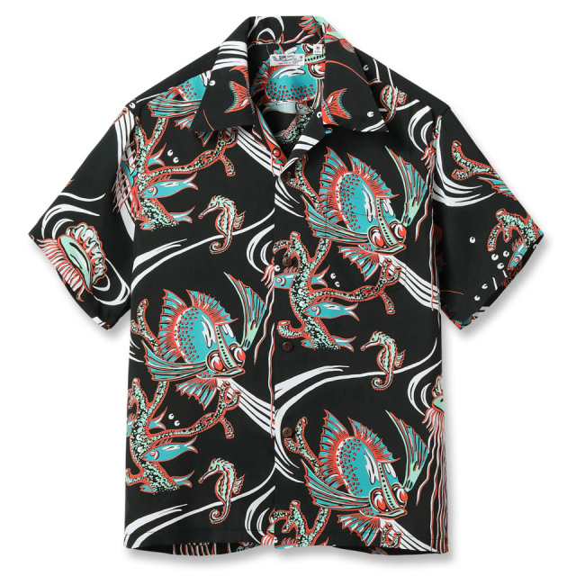 SUN SURF / HAWAIIAN S/S SHIRT “BUG EYED FISH”