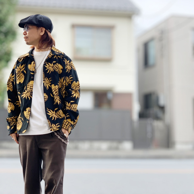 SUN SURF / L/S CORDUROY SHIRT “DUKE'S PINEAPPLE”