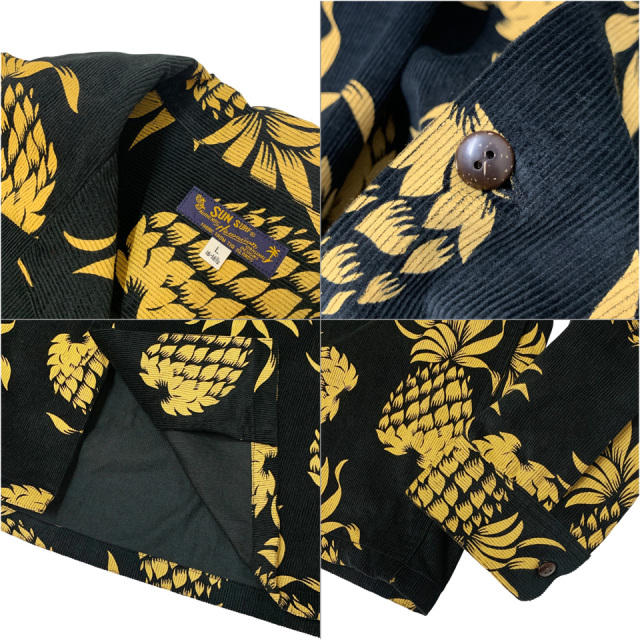 SUN SURF / L/S CORDUROY SHIRT “DUKE'S PINEAPPLE”