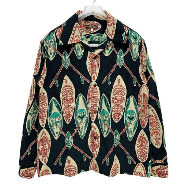 SUN SURF コーデュロイ　アロハシャツ SUN SURF / L/S CORDUROY SHIRT “GOD'S SHIELD”