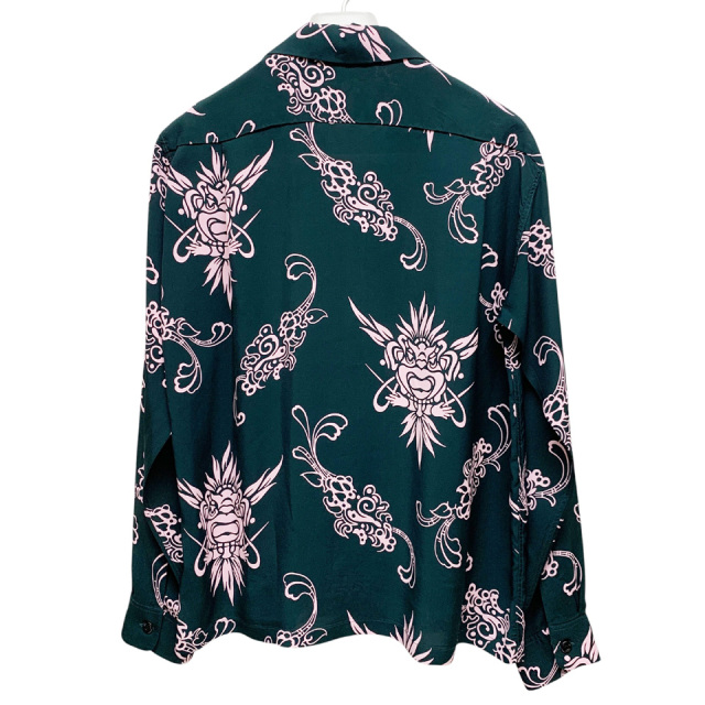 SUN SURF / HAWAIIAN RAYON L/S SHIRT TIKI